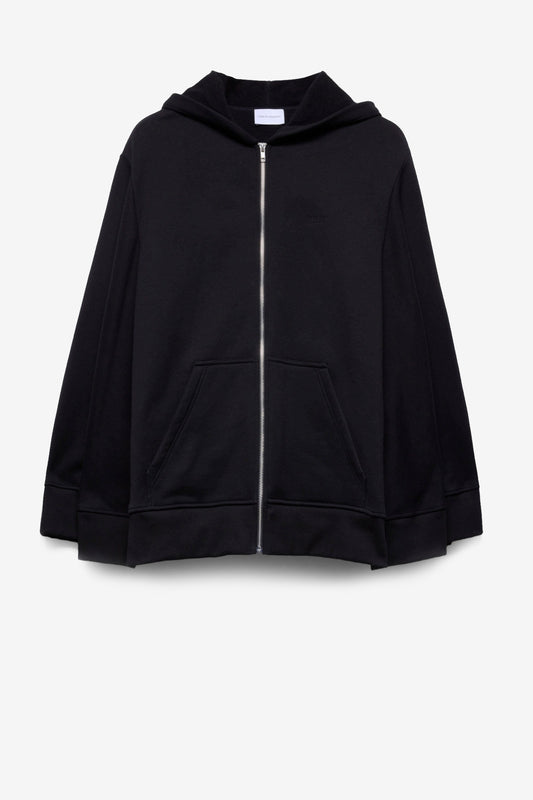 Sweatjacke Oversized in Schwarz 7 For All Mankind