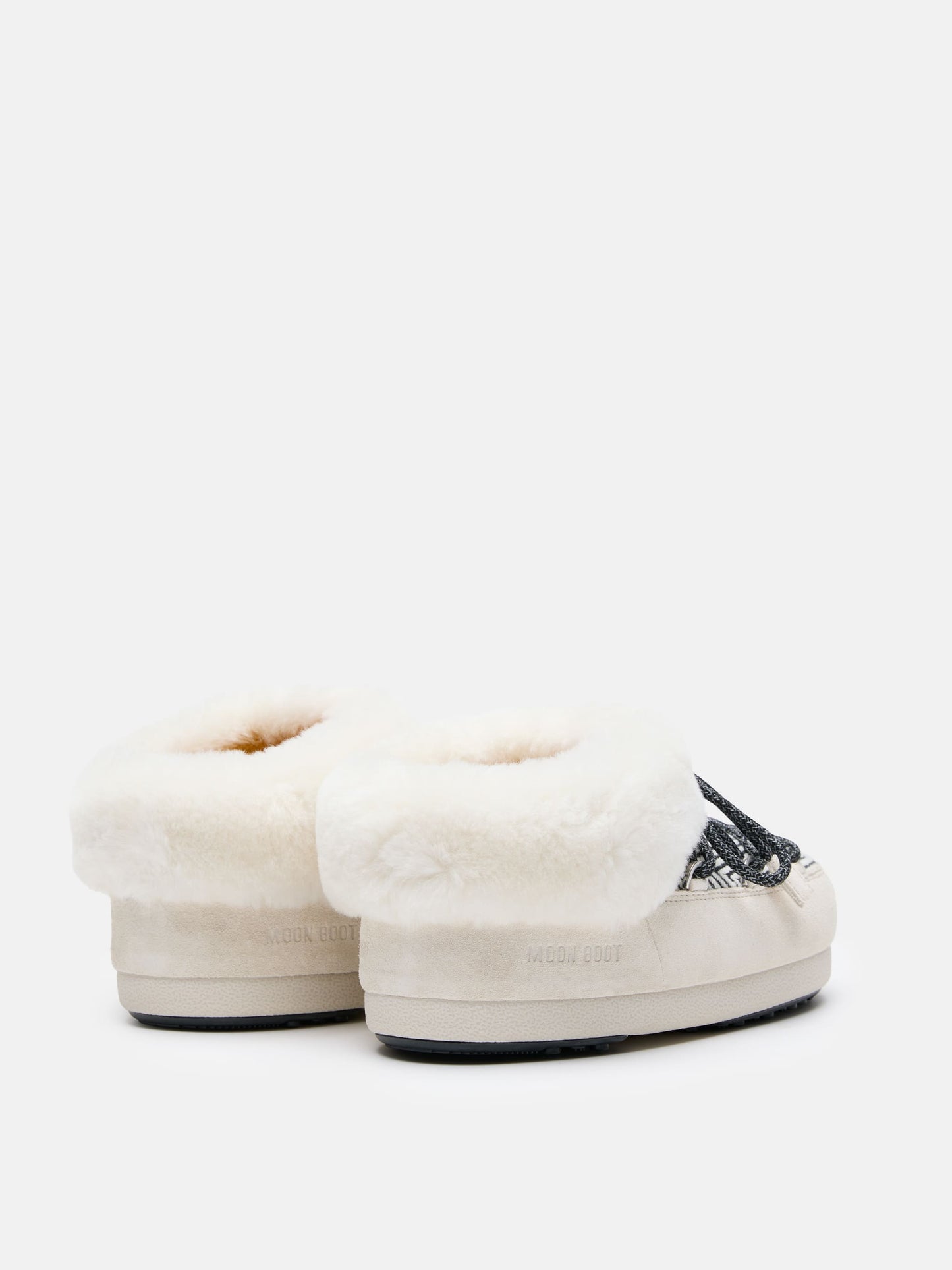Moon Boot Mules EVX Chalet in White Sand