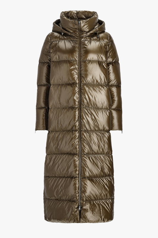 Mantel Shiny in Military GreenHerno - Anita Hass