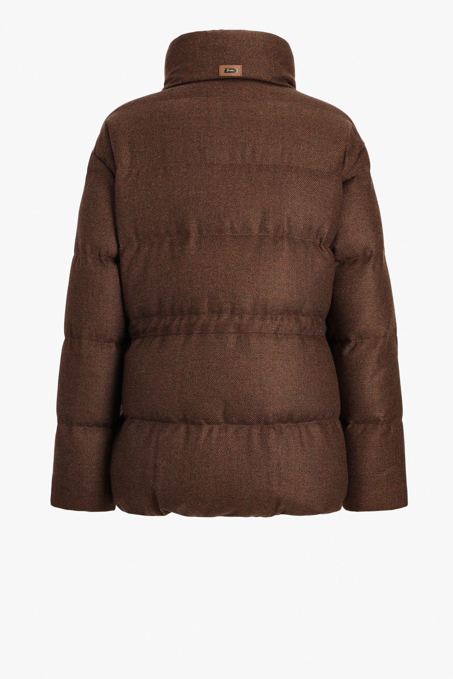 Jacke Tweed in LederbraunHerno - Anita Hass