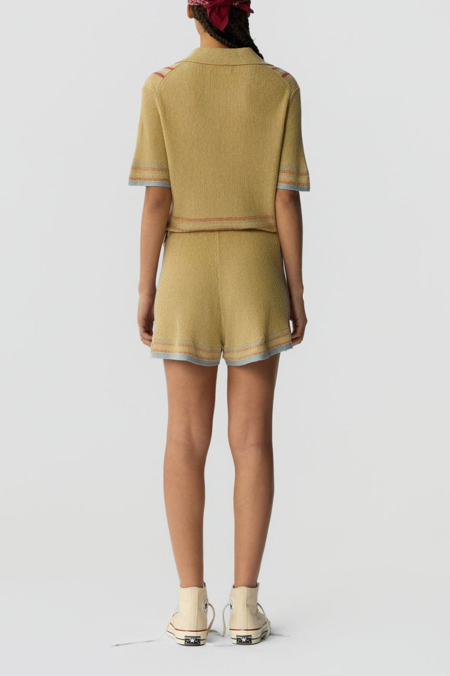 Havana knitted shirt in Sandstone