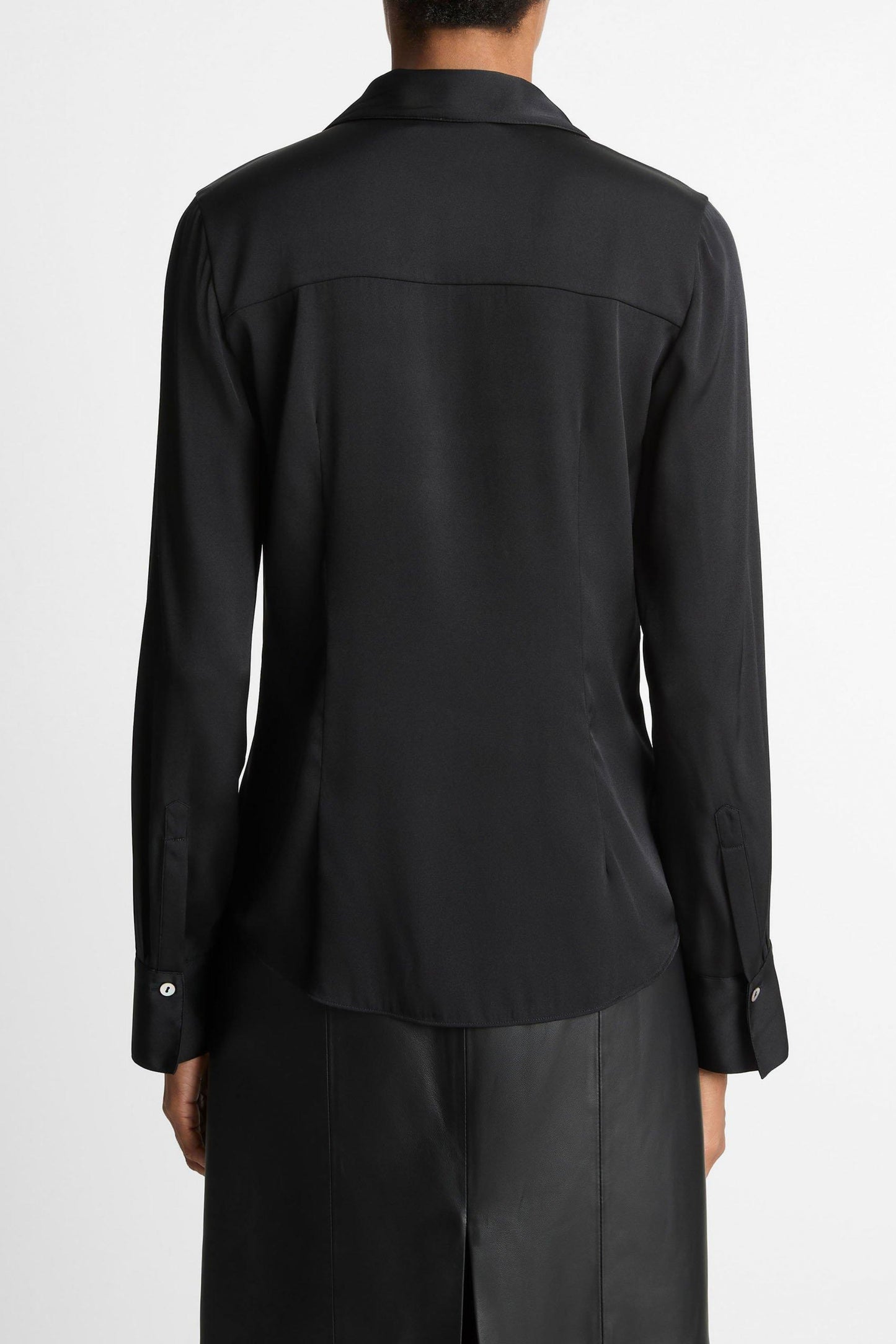 Bluse Slim Fit in SchwarzVince - Anita Hass