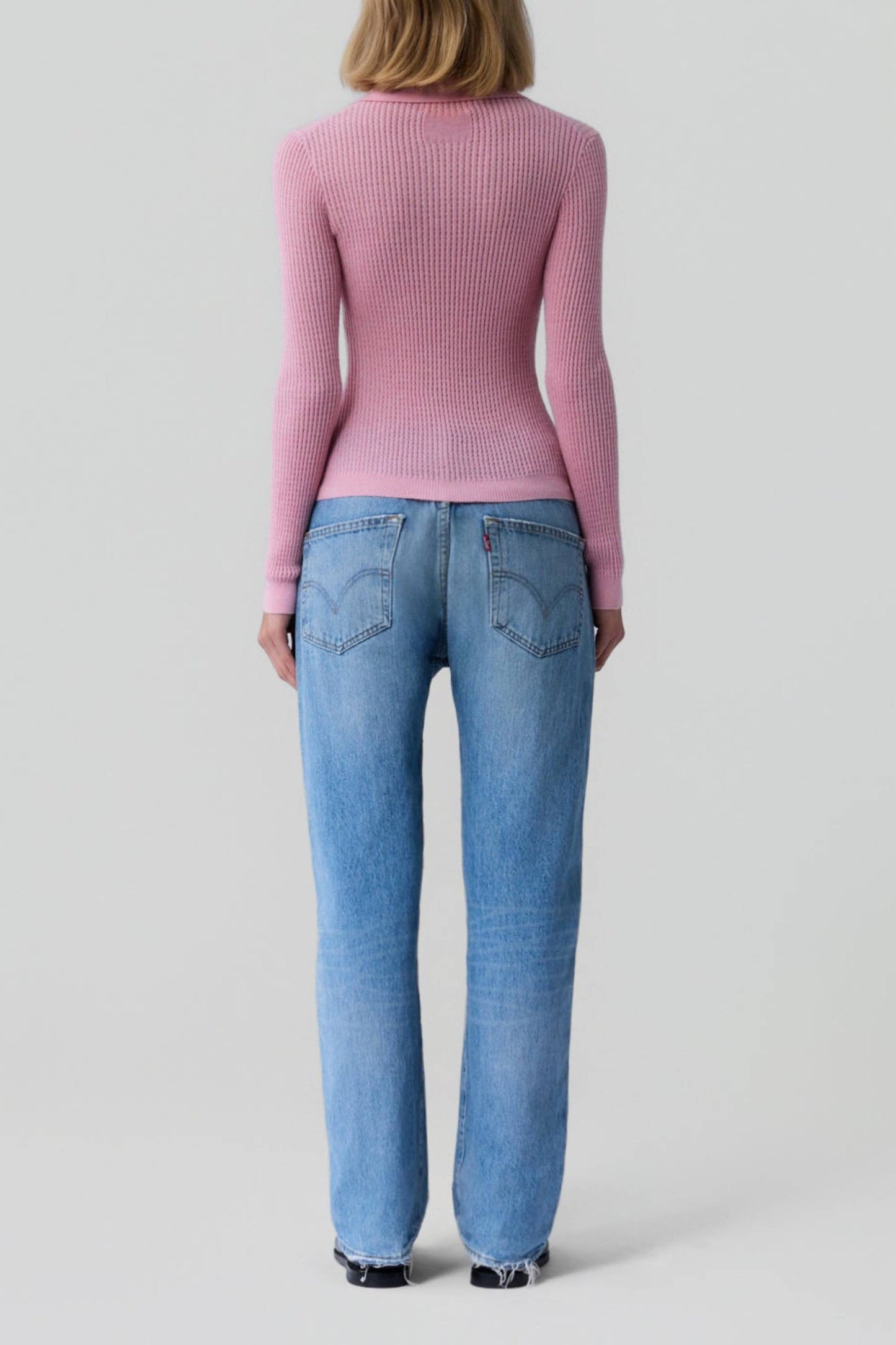 Pullover Shrunken Polo in DaybreakGuest in Residence - Anita Hass