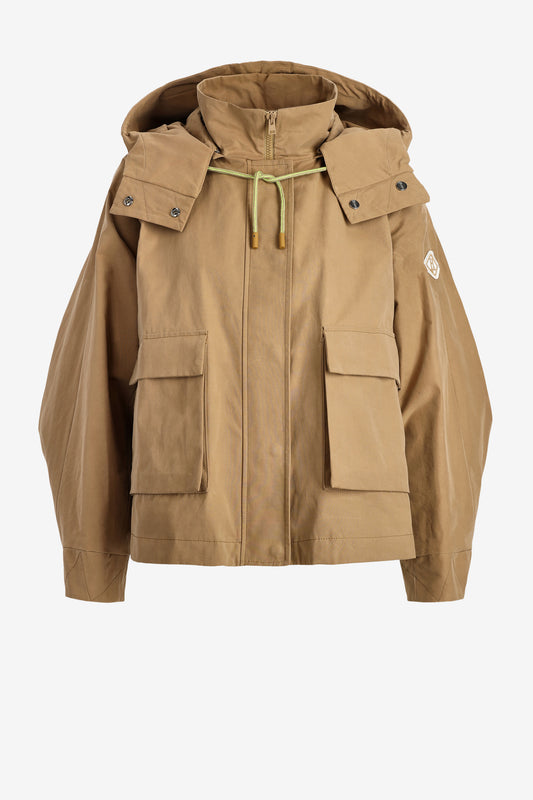 Jacke Woven Cape in TaupeHerno - Anita Hass