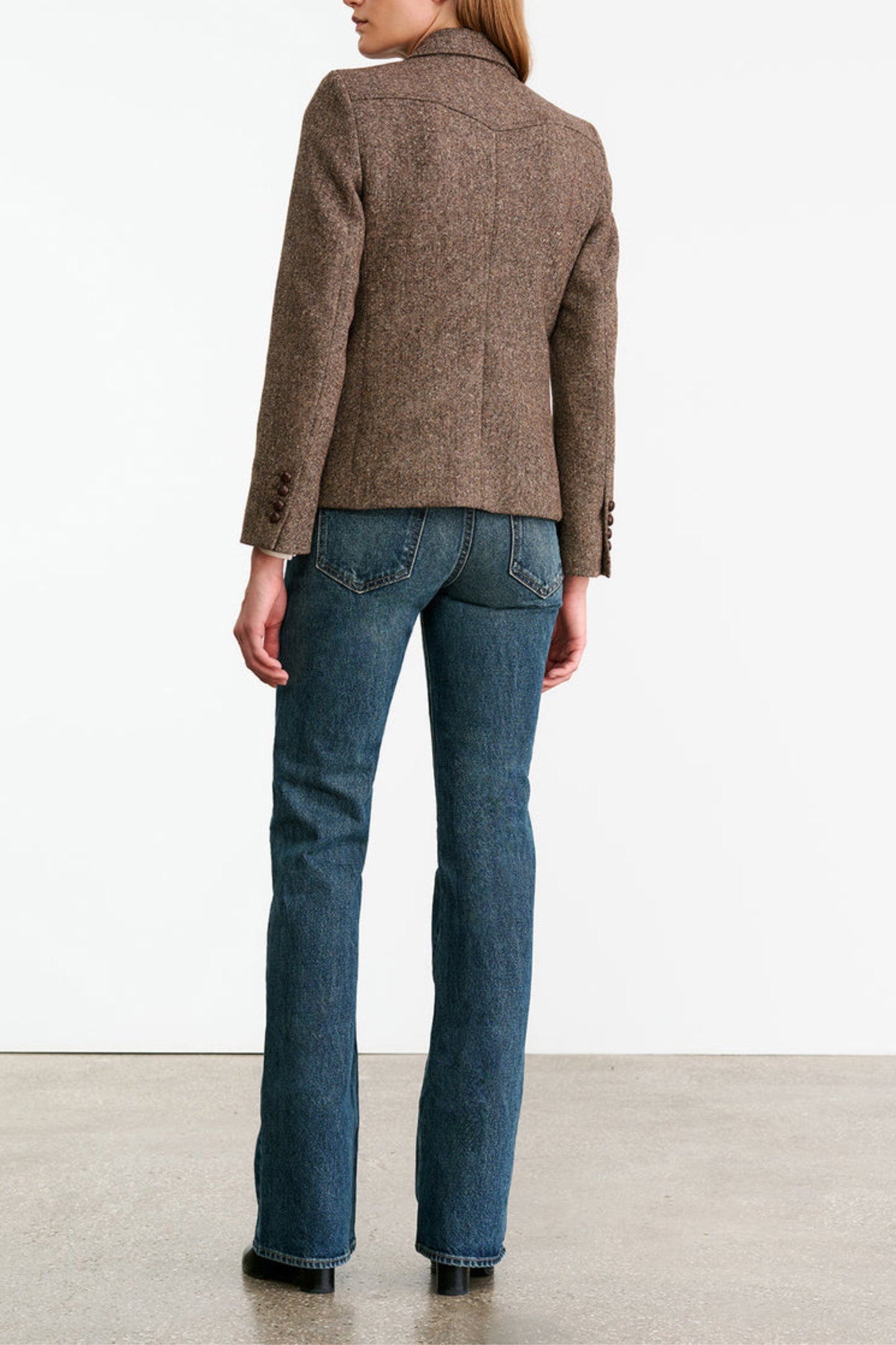 Blazer Lyon in Colonial Brown DonegalNili Lotan - Anita Hass