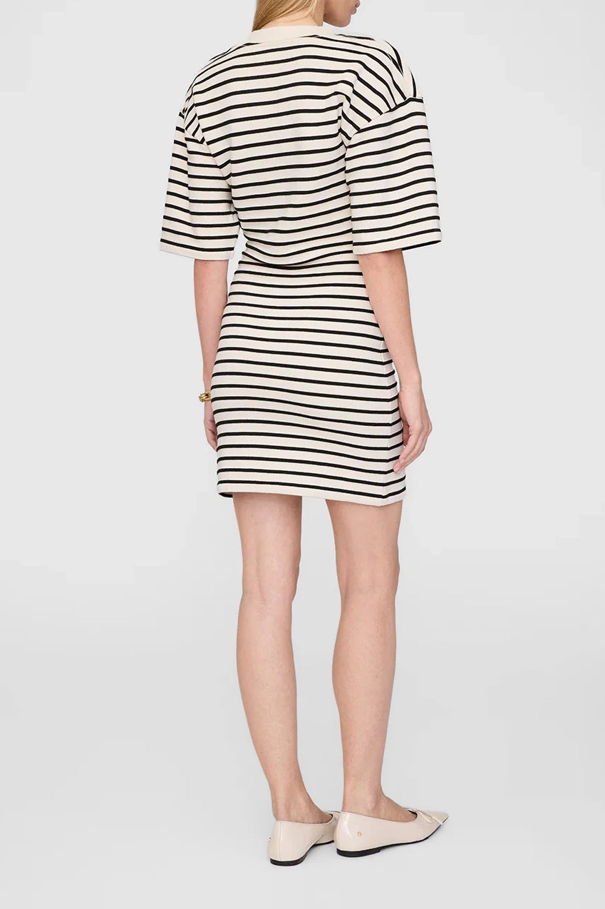 Kleid Mona in Schwarz/IvoryAnine Bing - Anita Hass