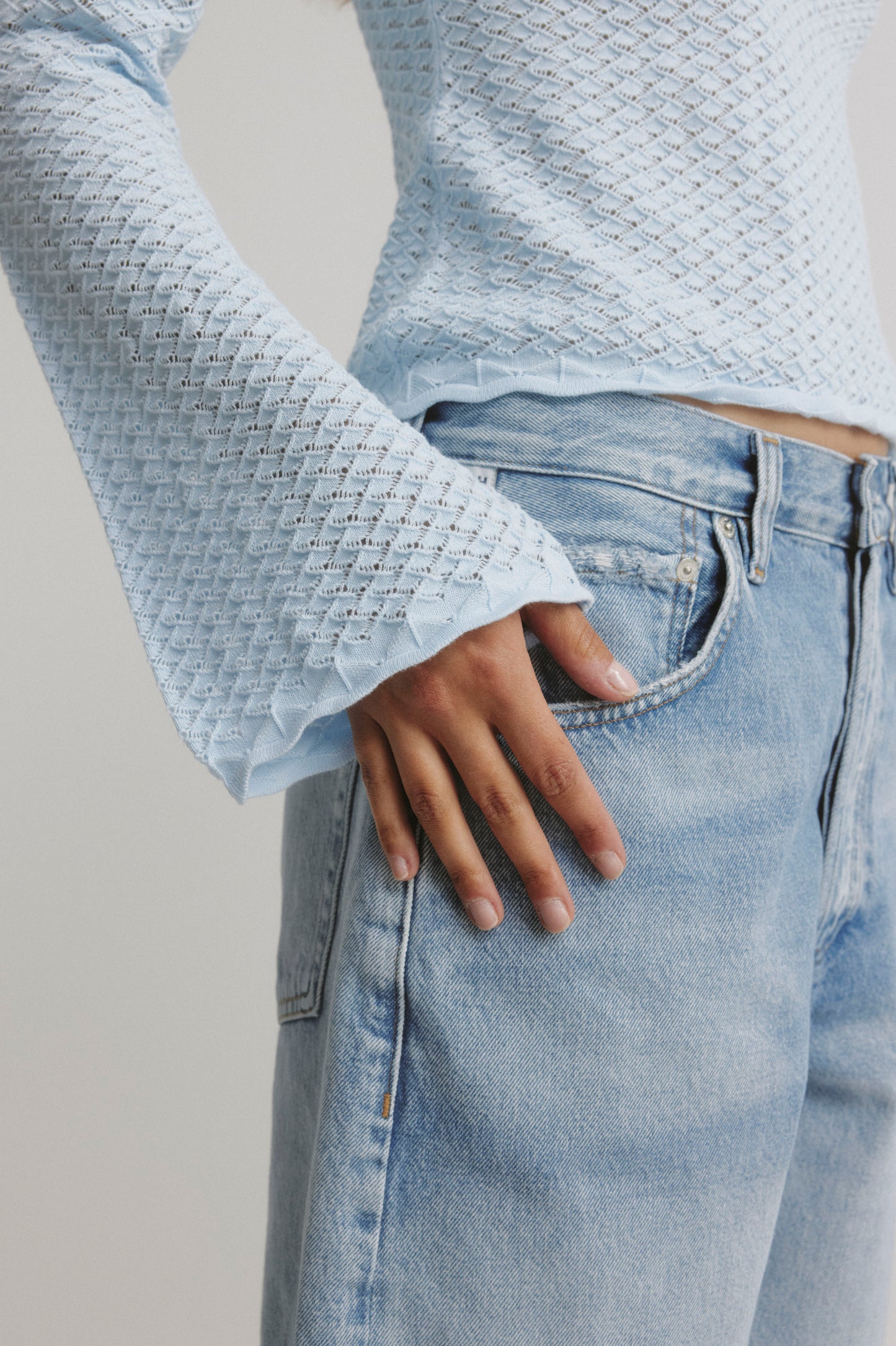 Longsleeve Beach Flirt in Hellblau