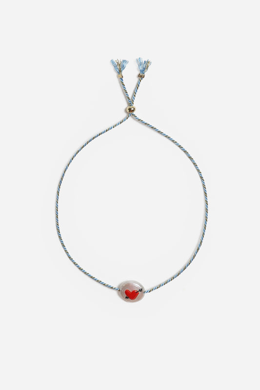Armband Pearl in Hellblau LurexSorbet Island x Anita Hass - Anita Hass