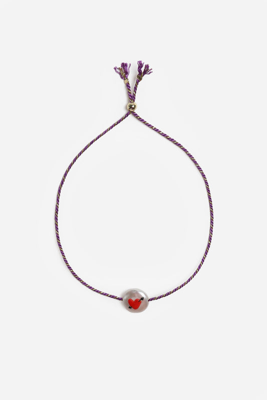 Armband Pearl in Violet LurexSorbet Island x Anita Hass - Anita Hass