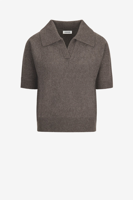 Camicia in maglia Niam in tartufo