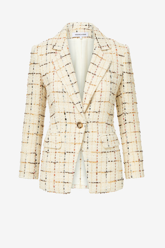 Blazer Healy Tweed in EcruVeronica Beard - Anita Hass