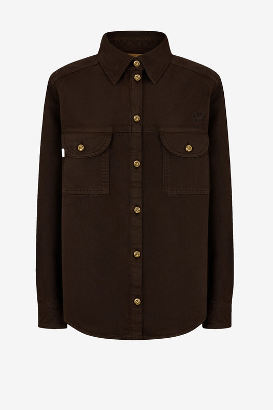 Bluse Clapotis Berber in Dark ChocoBlazé Milano - Anita Hass