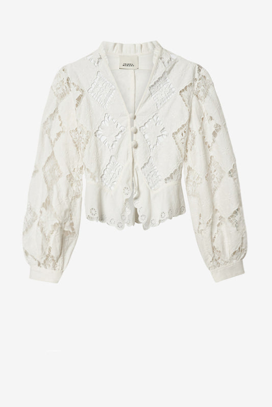 Nina blouse in white