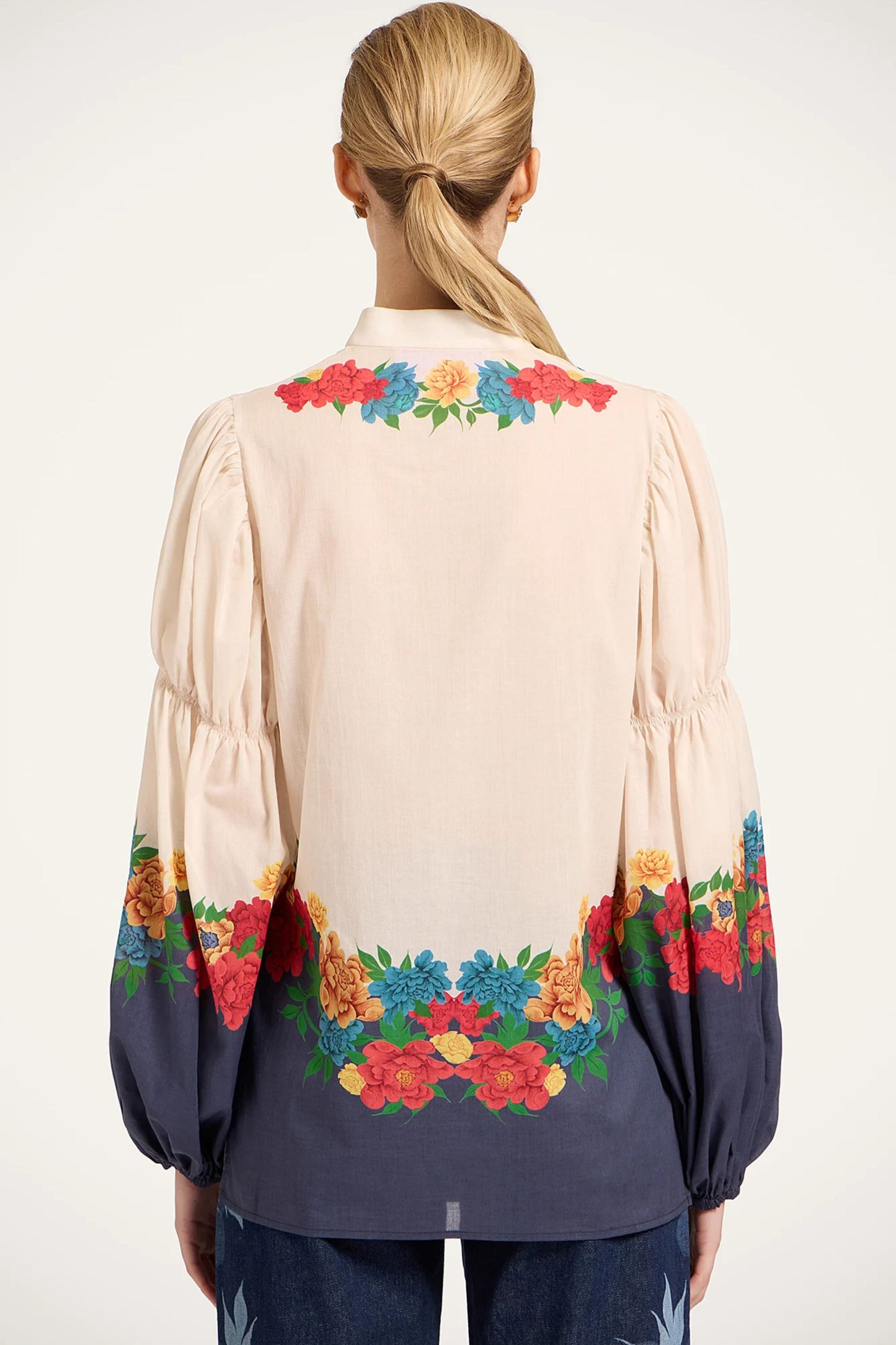 Bluse Pina in Princess Peony IvoryLa Double J - Anita Hass