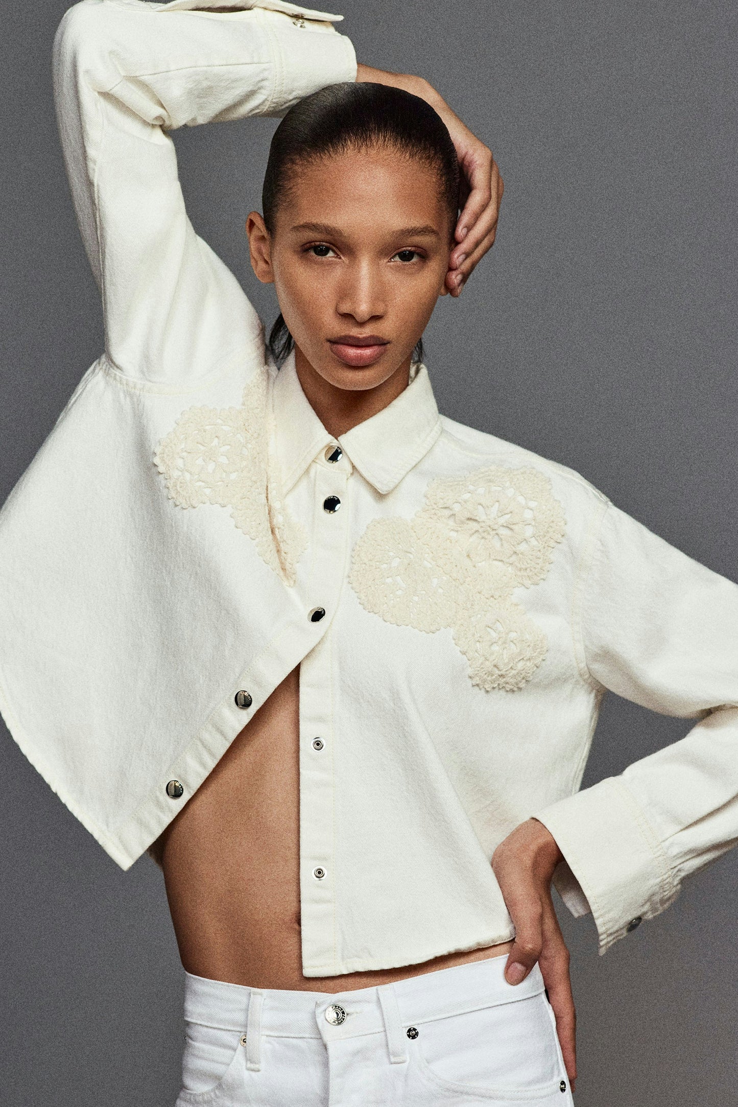 Bluse The Crochet Swing in NaturalFrame - Anita Hass