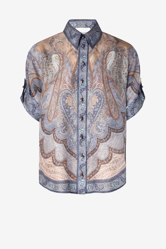 Bluse Wanderlust in Tapestry Blue