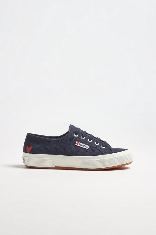 Sneaker 2750 'Heart' in NavySuperga x Anita Hass - Anita Hass
