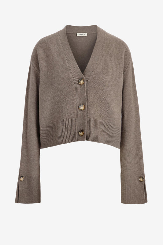 Cardigan Palais in Braun