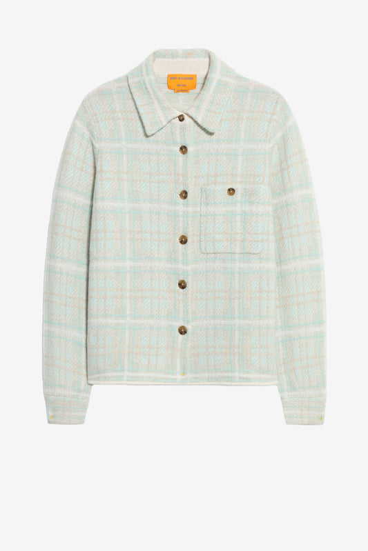 Bluse Dylan Plaid in Seaglass