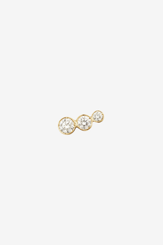 Crossaint Trois Earring (Left)