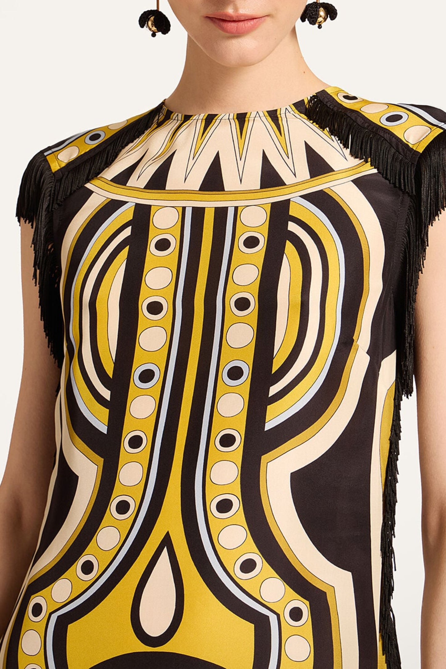 Kleid Scarf in Sanctuary Placée Gold La Double J