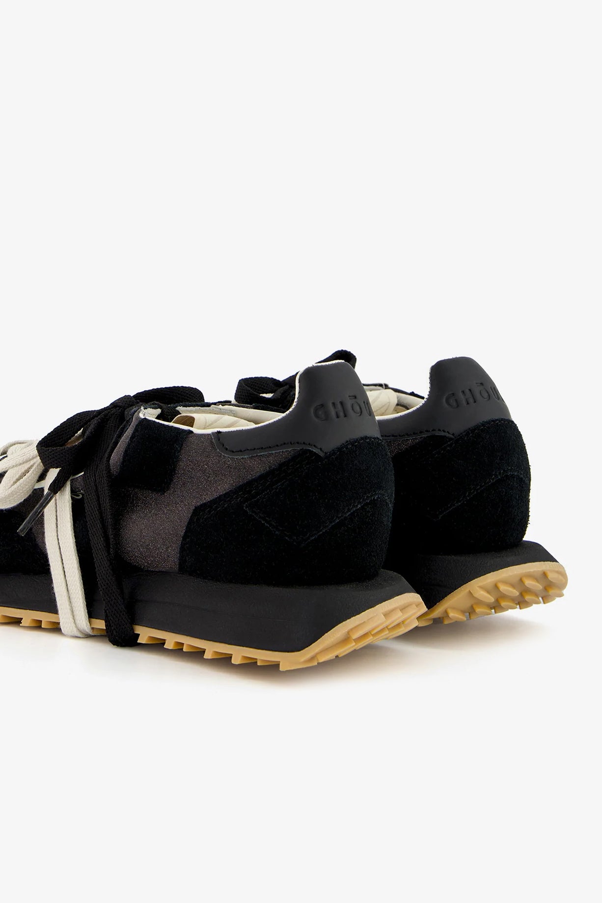 Sneaker Rush Starlight in Glitter Mono/Suede BlackGhoud - Anita Hass