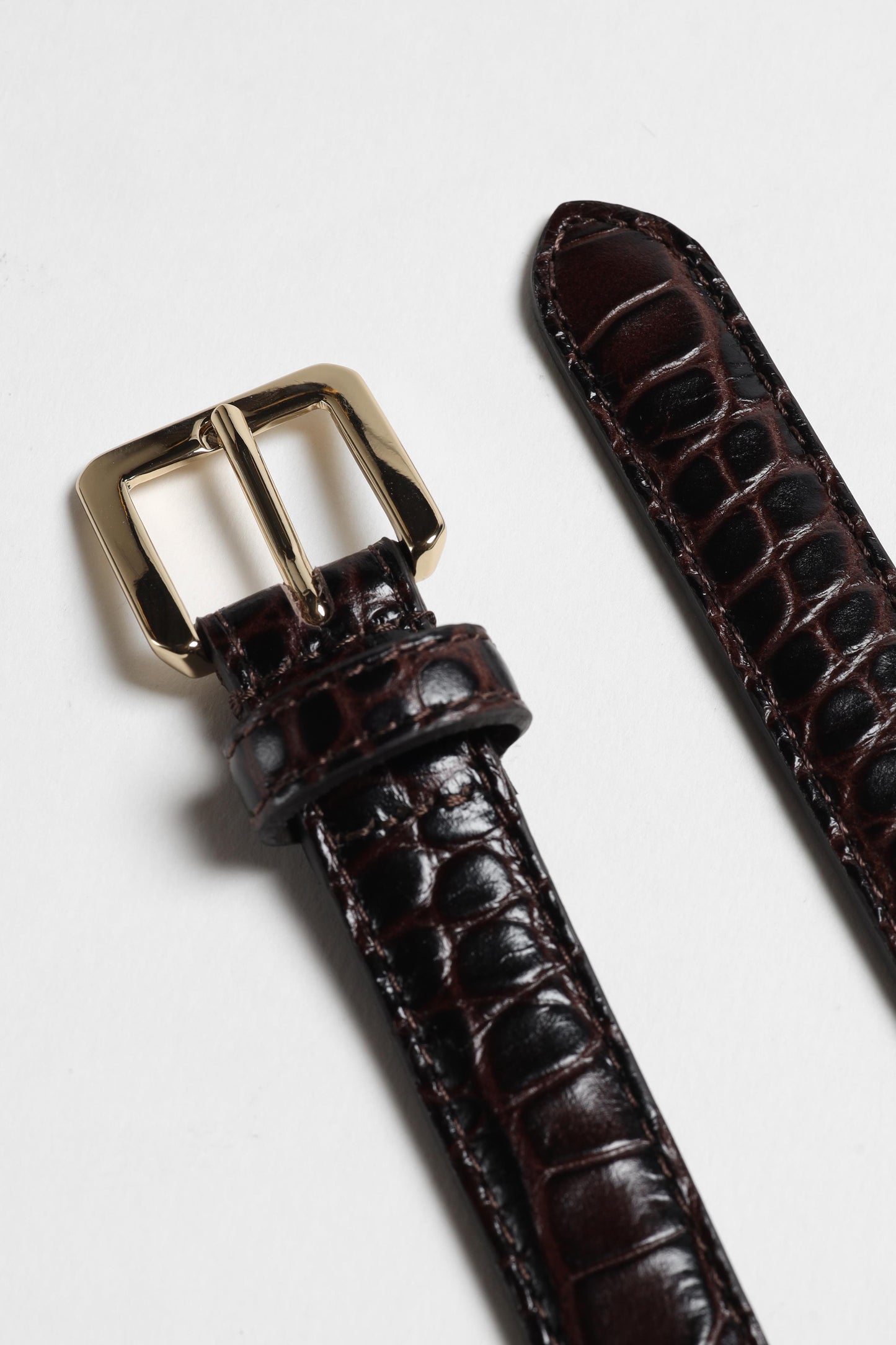 Gürtel Lorian in Brown CrocoLadneri - Anita Hass