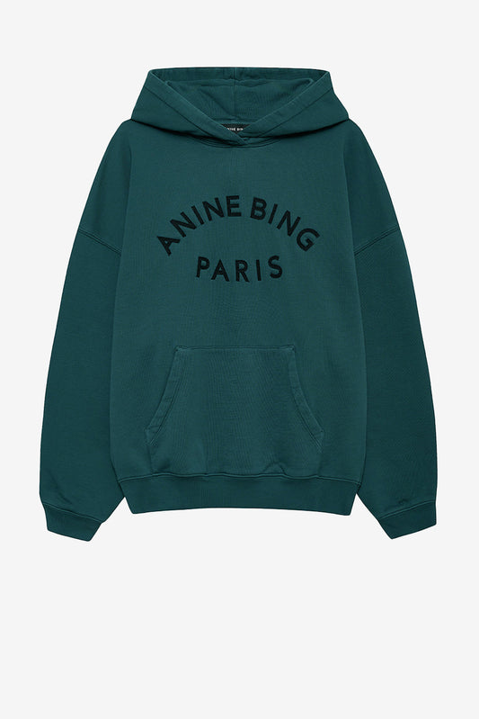 Hoodie Harvey Paris in Dark TealAnine Bing - Anita Hass