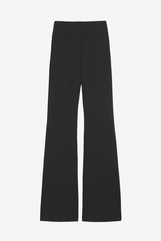 Gettone Flared trousers in black