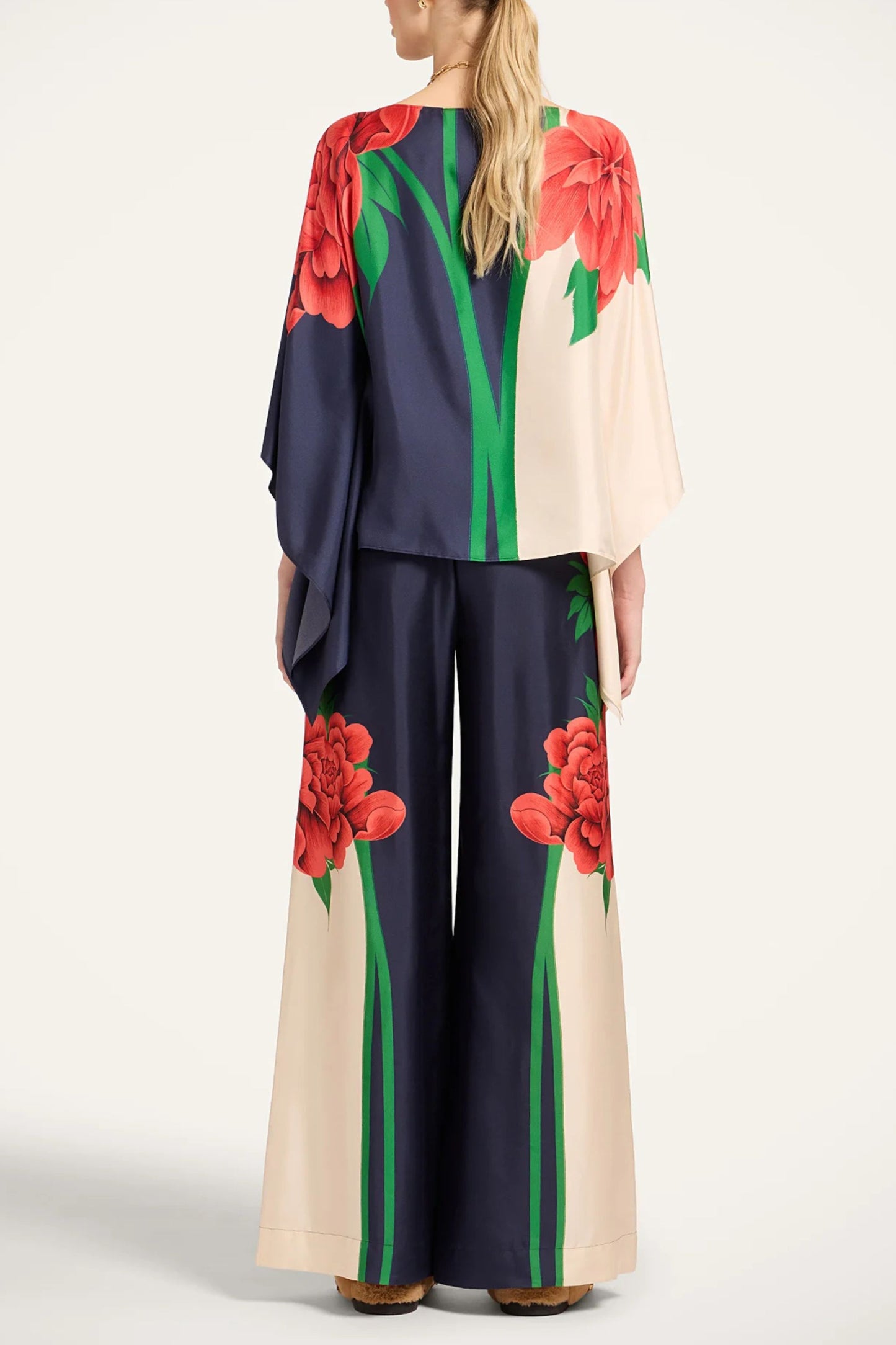 Hose Palazzo in Queen Peony BlueLa Double J - Anita Hass