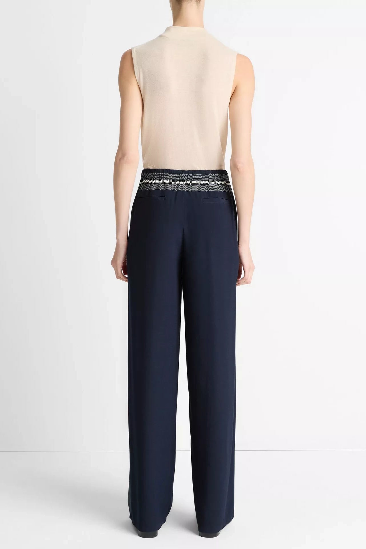 Hose Pull On in Coastal Blue/Pale CanyonVince - Anita Hass