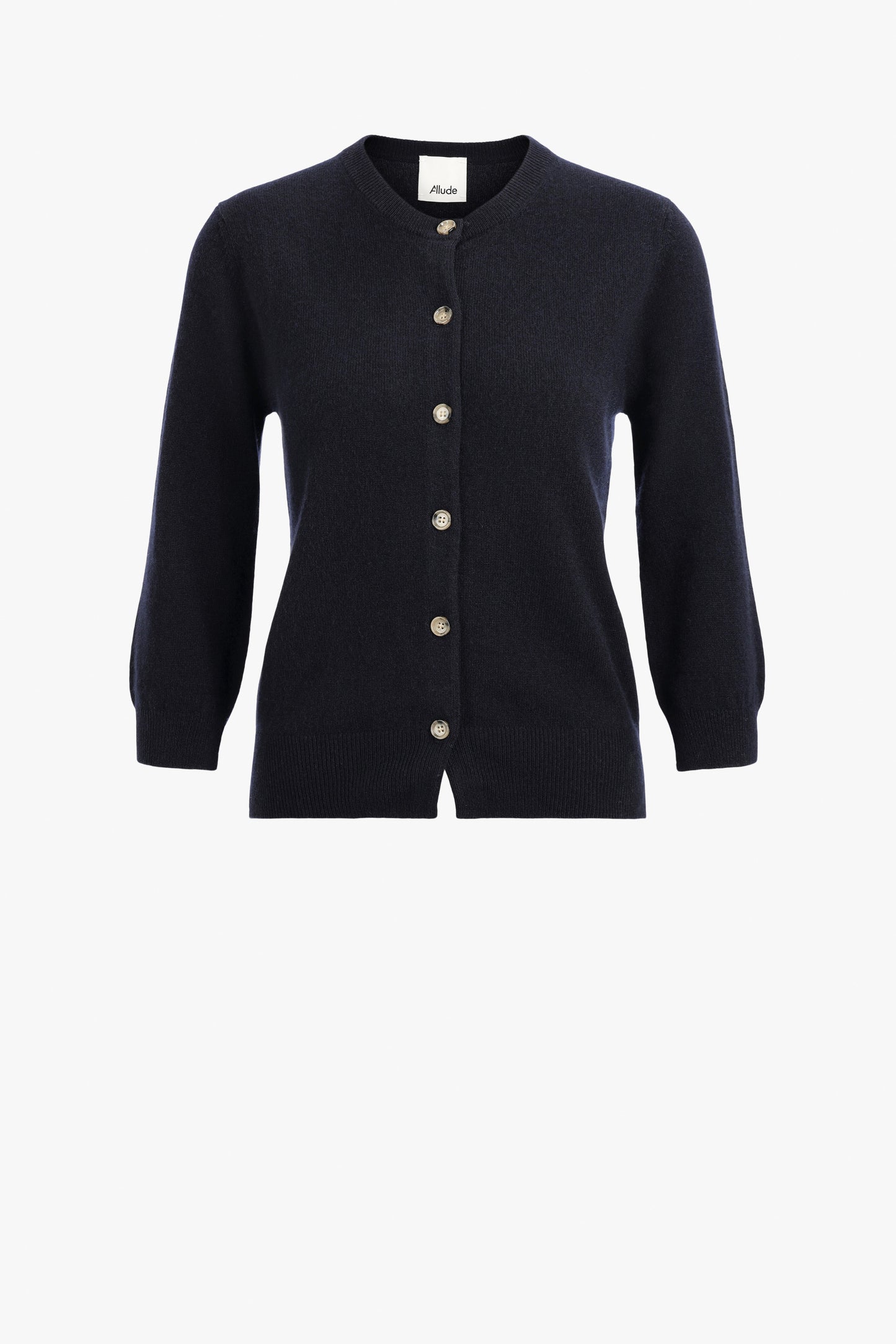 Cardigan Round 3/4 in Navy