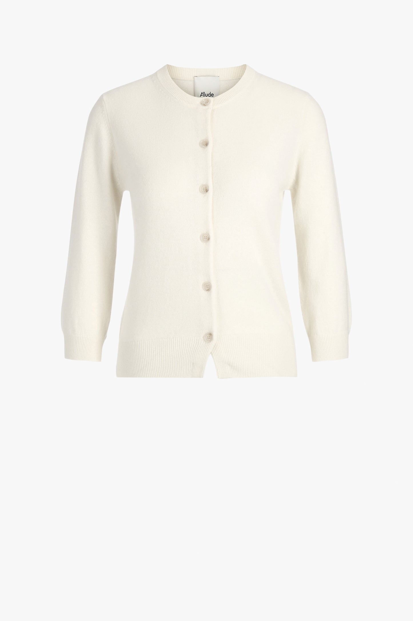 Cardigan Round 3/4 in Ivory