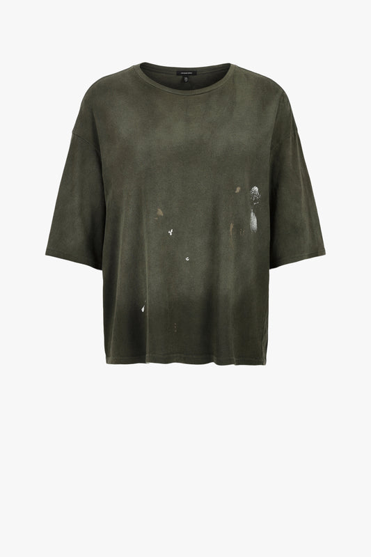 Oversized T-shirt in Washed Olive