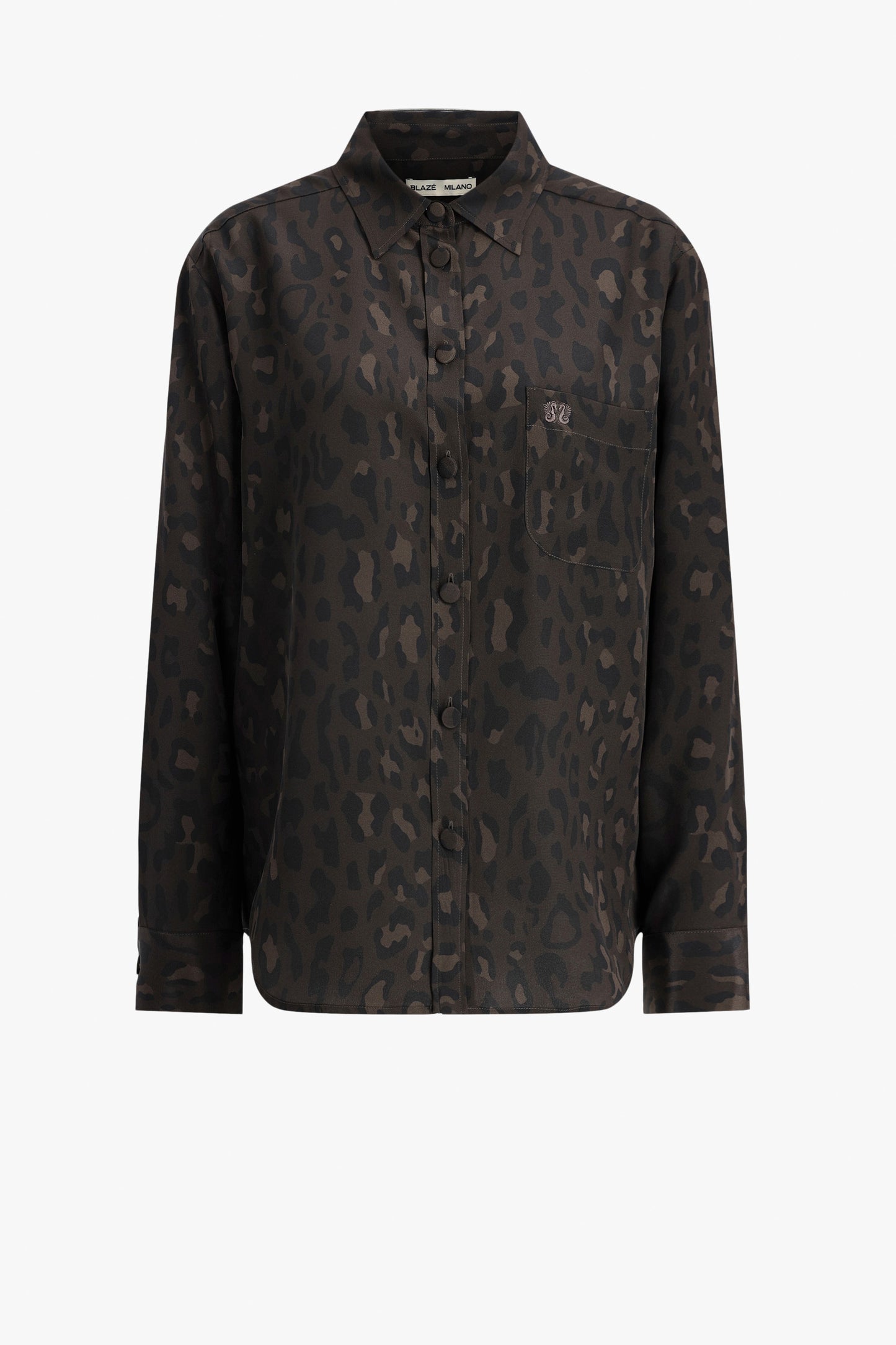 Bluse Anabas in Simba Dark ChocoBlazé Milano - Anita Hass