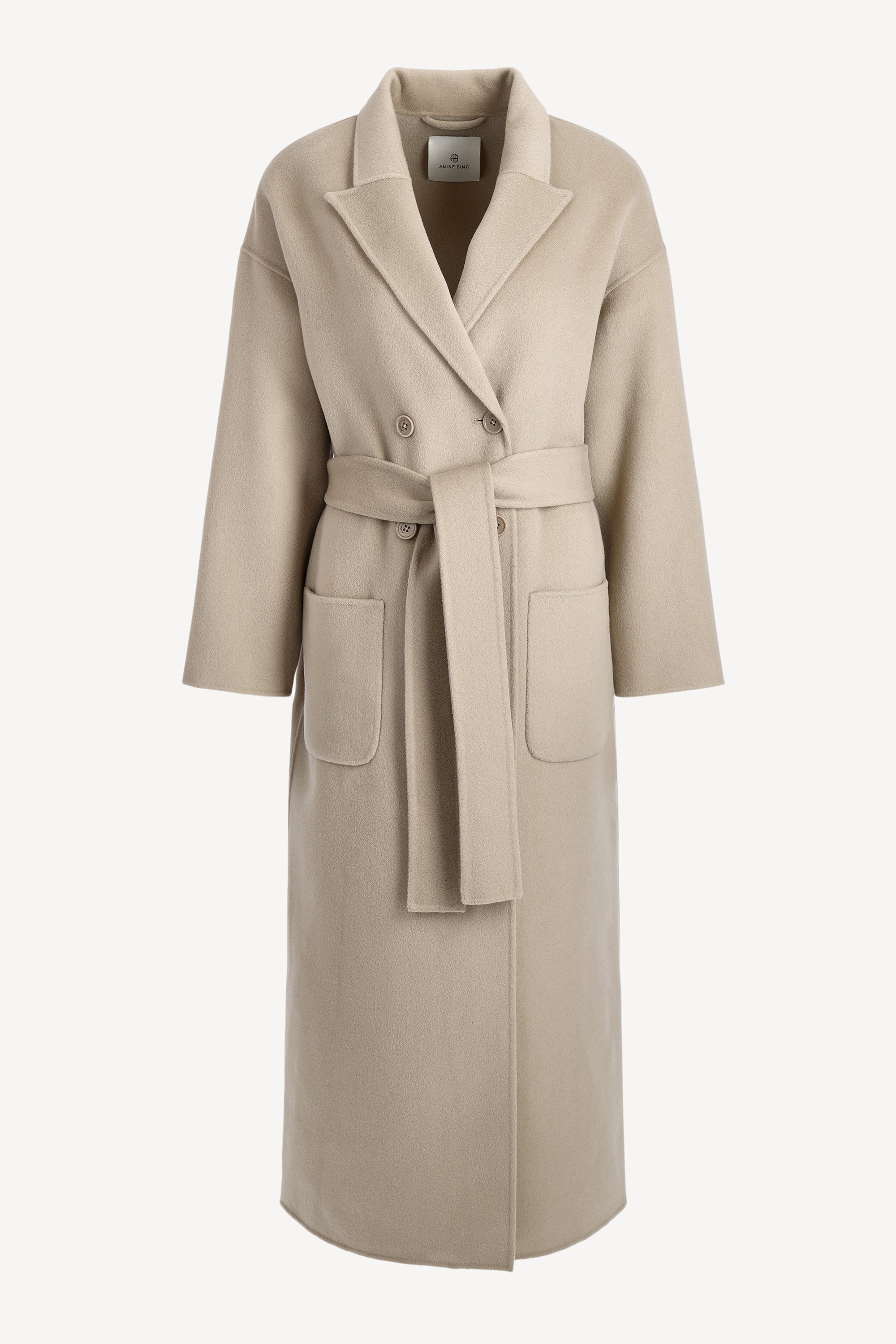 Coat Dylan Maxi in Taupe Cashmere anitahass