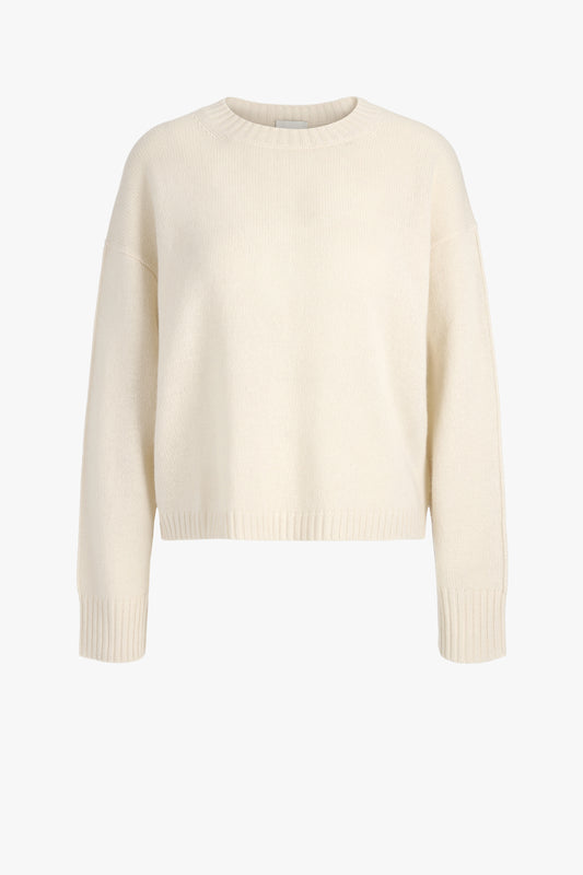 Pullover Wide Round in Cream