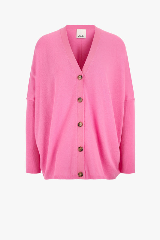 Batwing cardigan in pink