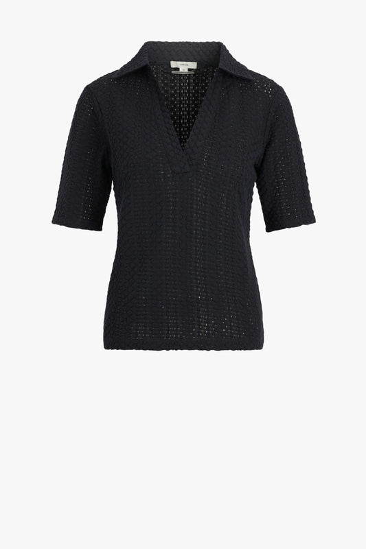 Top Polo in Coastal BlueVince - Anita Hass