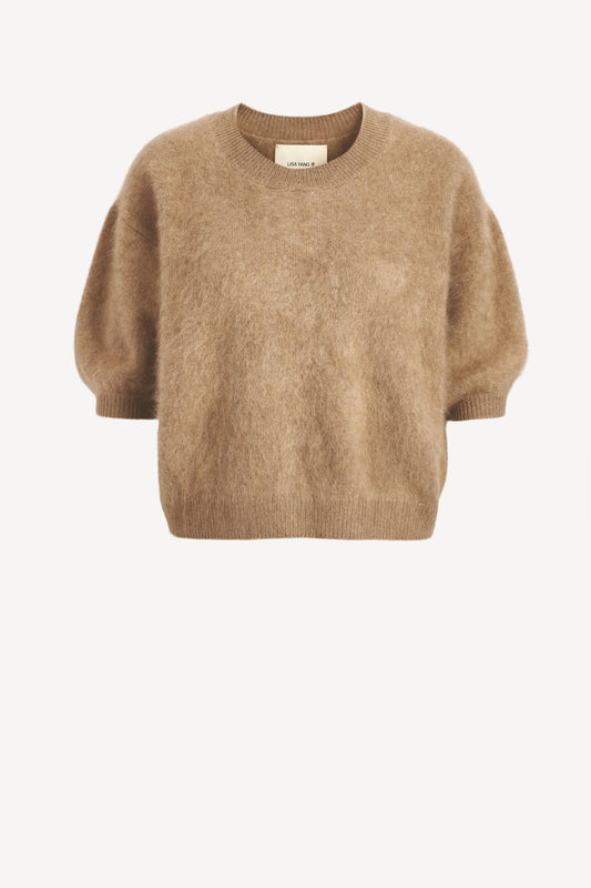 Juniper sweater in toffee brushed