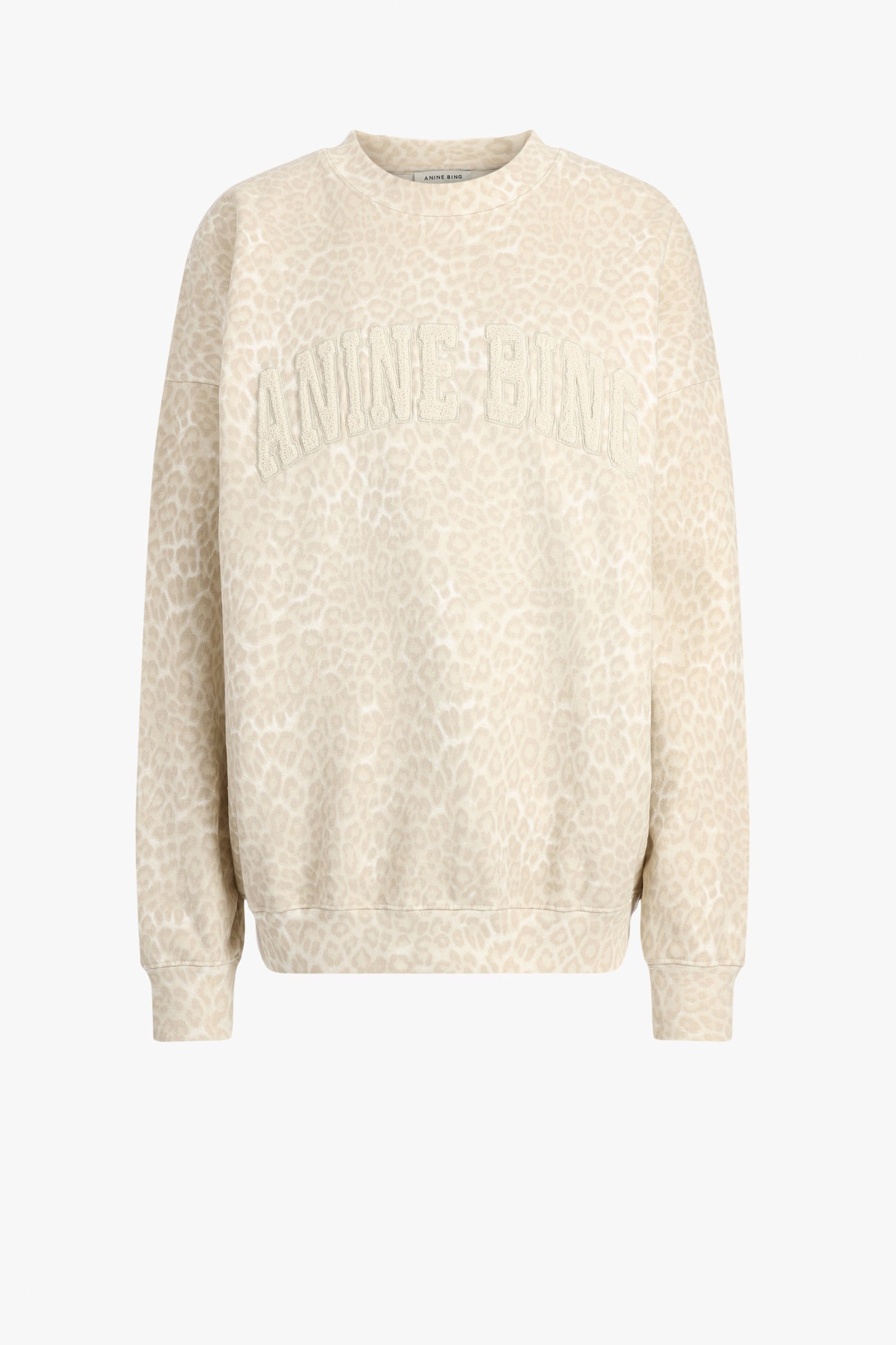 Miles sweatshirt in white leopard