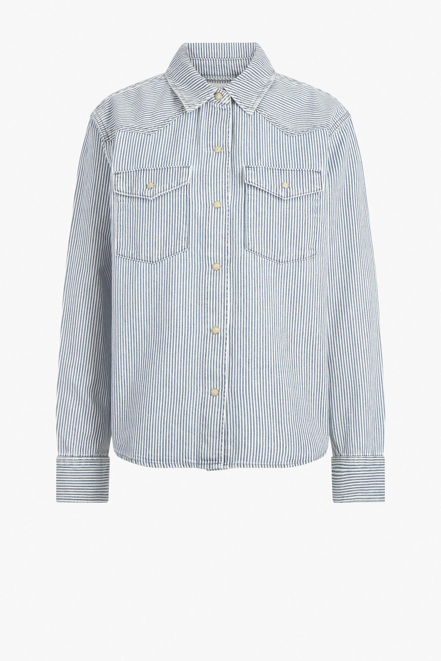 Blouse Byron in Blue Railroad