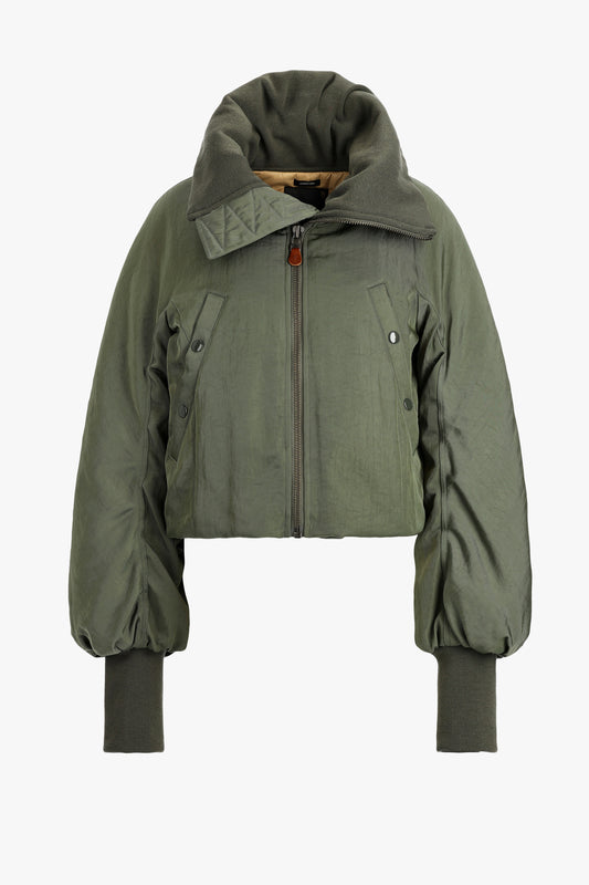 Jacke Oversized Padded in Olive GreenR13 - Anita Hass