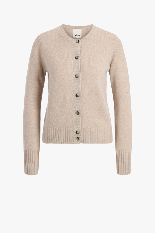 Cardigan Round in Warm Beige