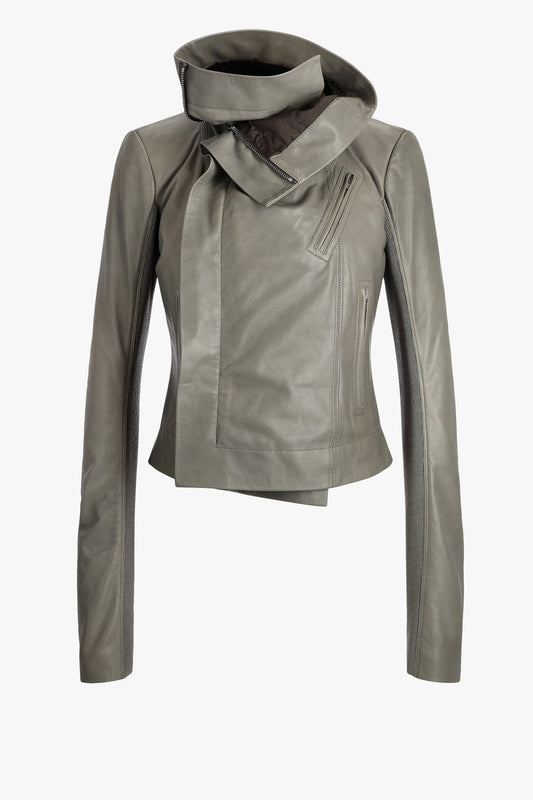 Lederjacke in Washed IndigoRick Owens - Anita Hass