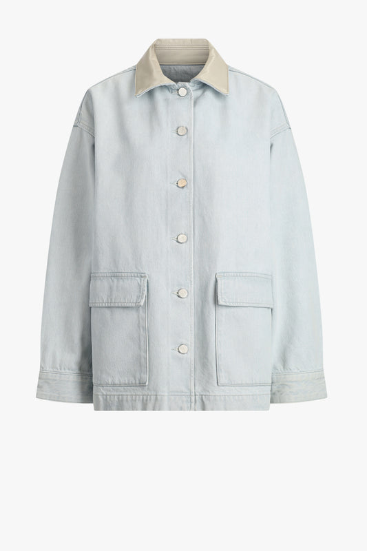 Jeansjacke Field in Washed Pale IndigoAgolde x Maria McManus - Anita Hass