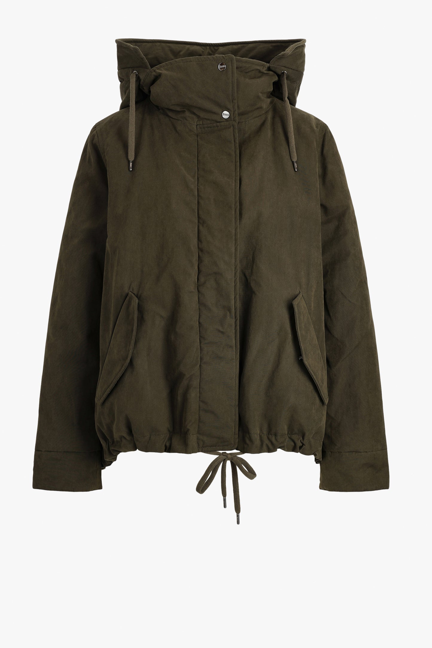 Parka Waxed Tech in MilitaryHerno - Anita Hass