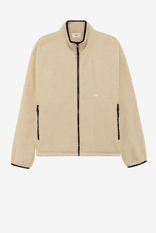 Light Teddy jacket in nature