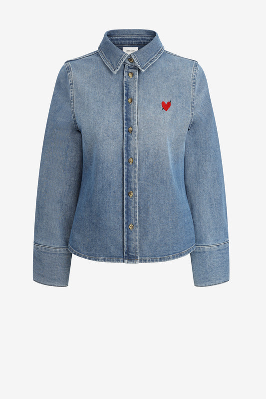 Jeansbluse Classic in Mid BlueAnita Hass - Anita Hass