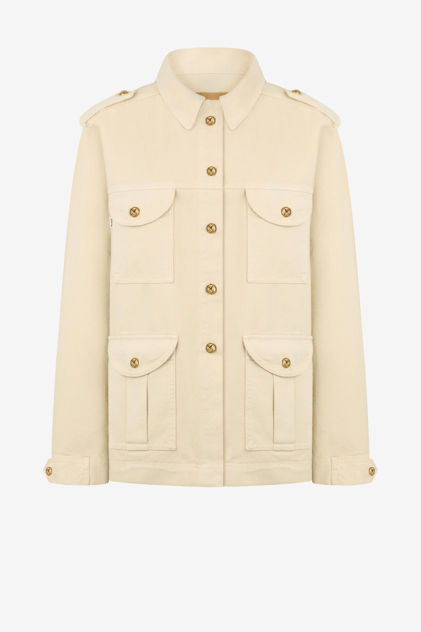 Jeansjacke Sahariana in Nariida AlmondBlazé Milano - Anita Hass